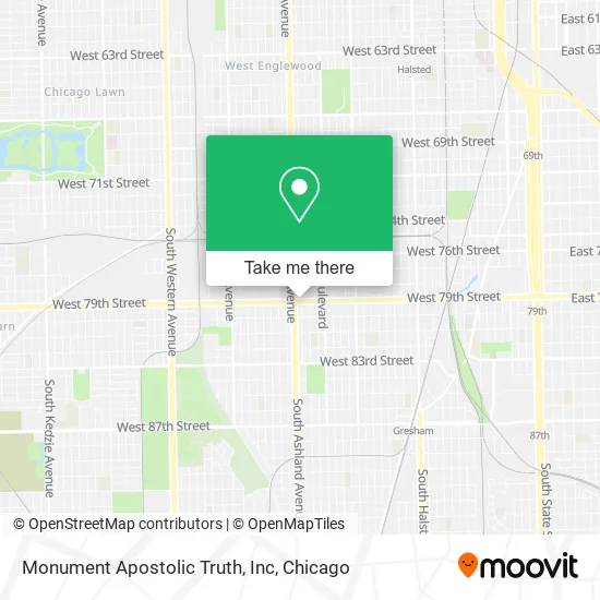 Monument Apostolic Truth, Inc map