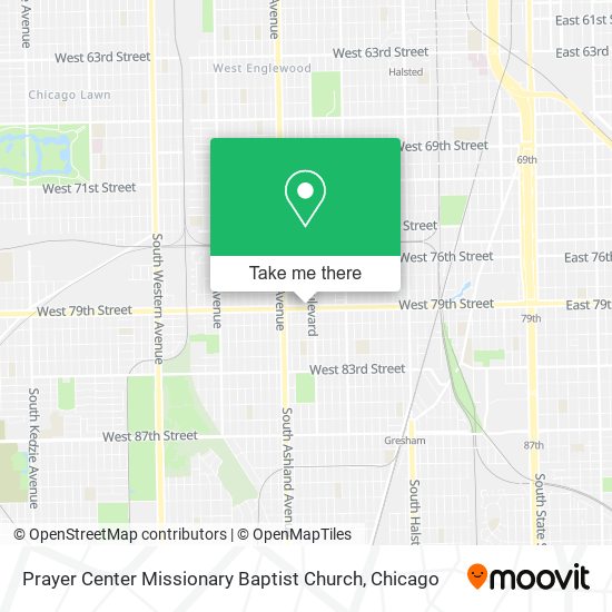 Prayer Center Missionary Baptist Church map