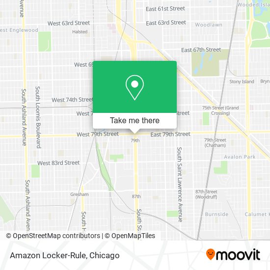 Mapa de Amazon Locker-Rule