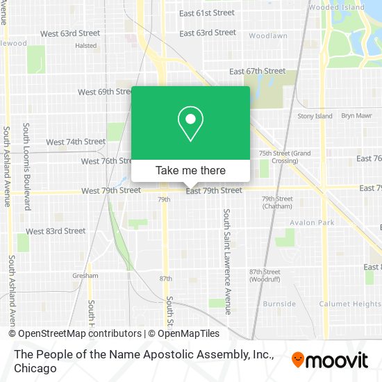 The People of the Name Apostolic Assembly, Inc. map
