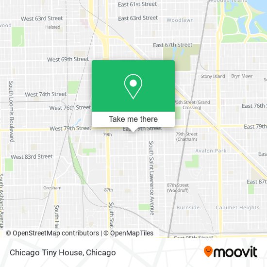 Chicago Tiny House map