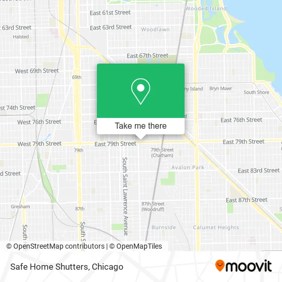Mapa de Safe Home Shutters