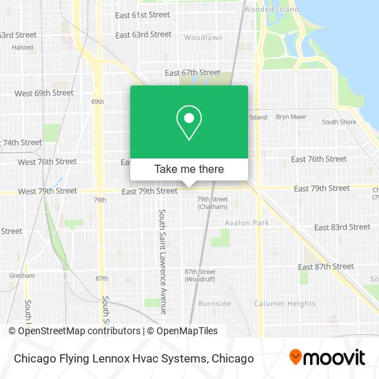 Mapa de Chicago Flying Lennox Hvac Systems