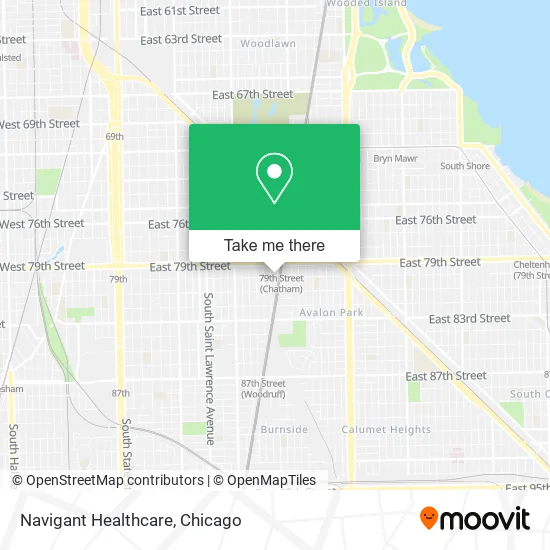 Navigant Healthcare map