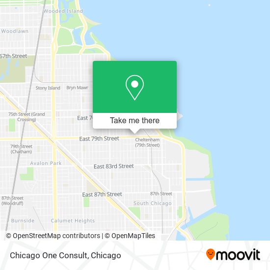 Chicago One Consult map