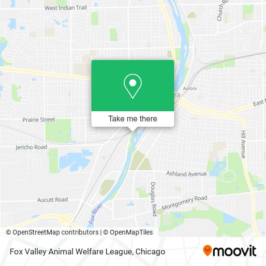 Fox Valley Animal Welfare League map