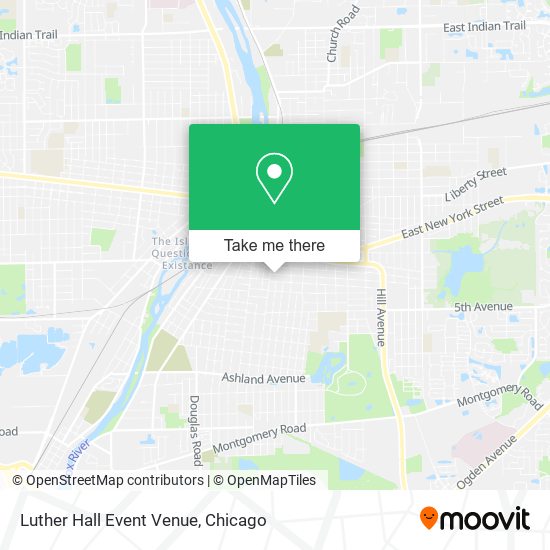 Luther Hall Event Venue map