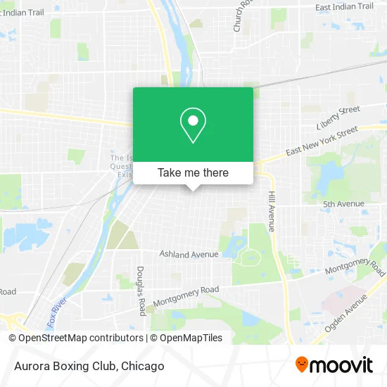 Aurora Boxing Club map