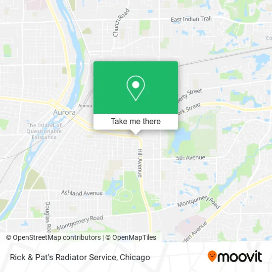 Rick & Pat's Radiator Service map