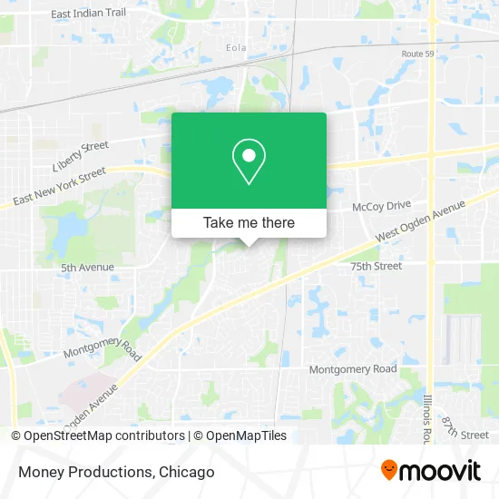 Money Productions map