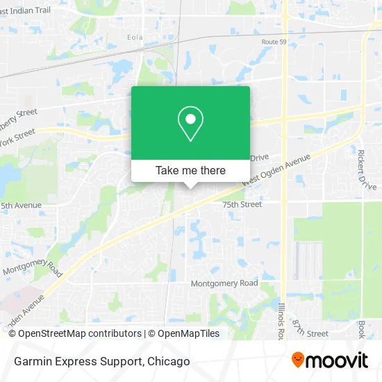 Garmin Express Support map
