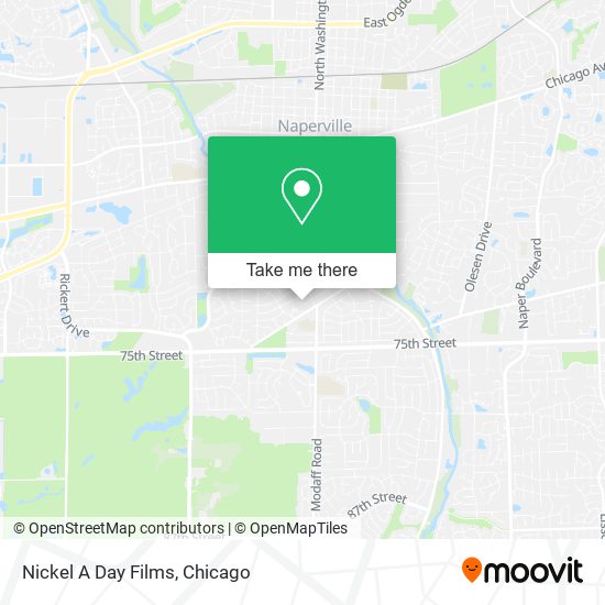 Nickel A Day Films map