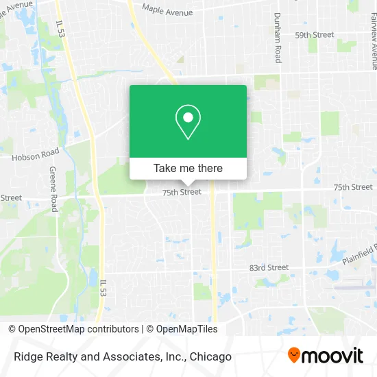 Ridge Realty and Associates, Inc. map