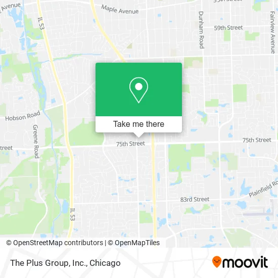 The Plus Group, Inc. map