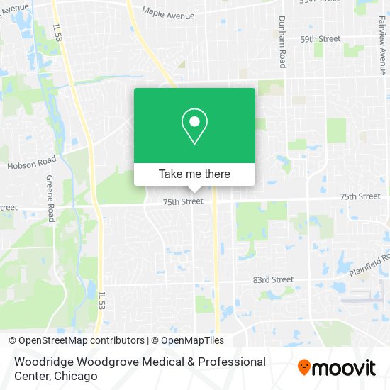 Woodridge Woodgrove Medical & Professional Center map