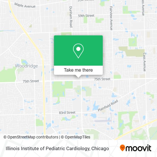 Illinois Institute of Pediatric Cardiology map