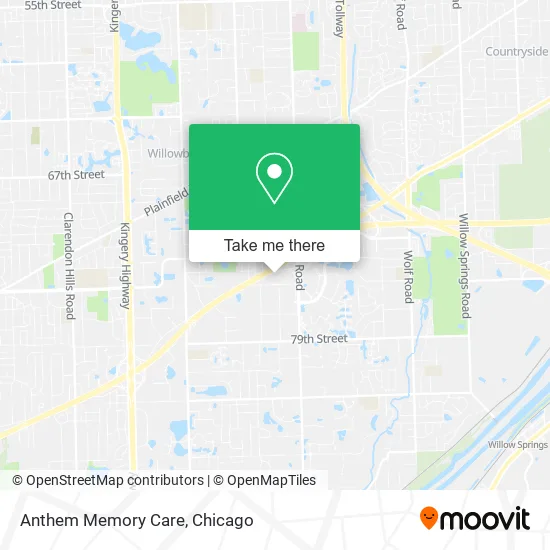Anthem Memory Care map