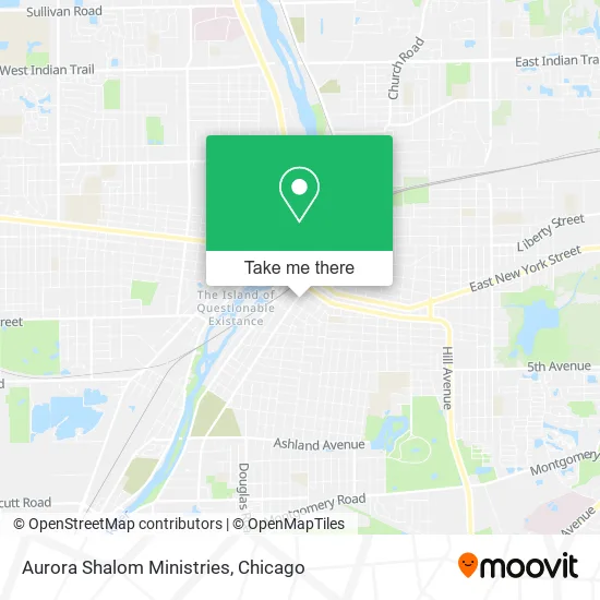 Aurora Shalom Ministries map