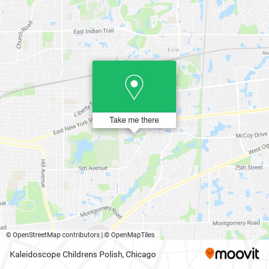 Kaleidoscope Childrens Polish map
