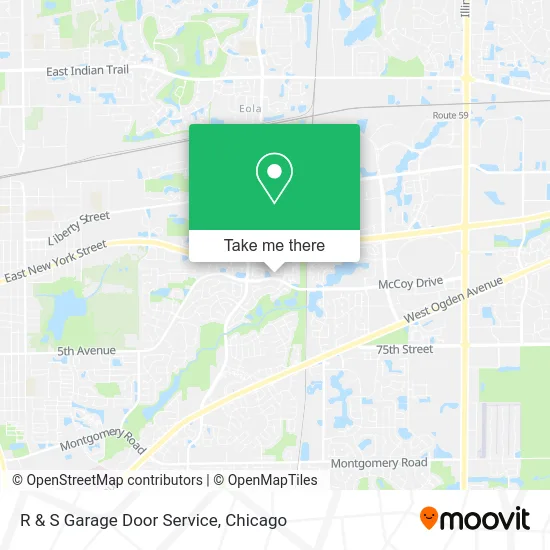 R & S Garage Door Service map