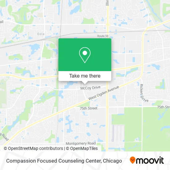 Compassion Focused Counseling Center map