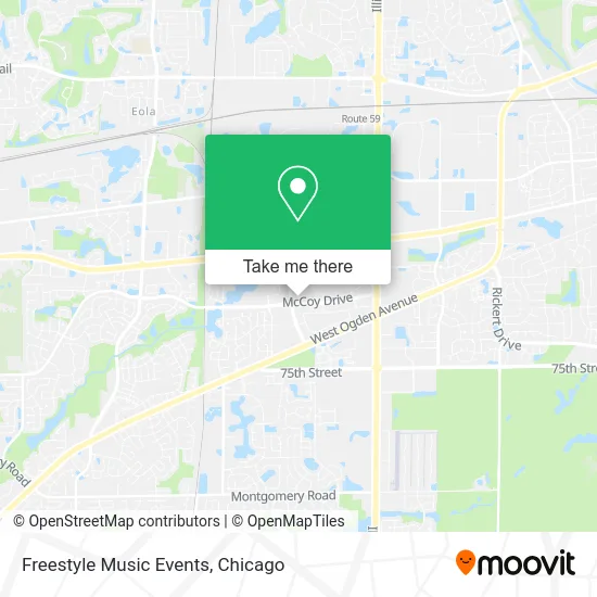 Freestyle Music Events map