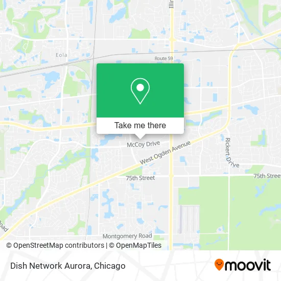 Dish Network Aurora map