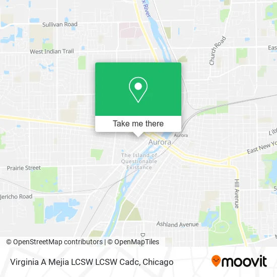 Virginia A Mejia LCSW LCSW Cadc map