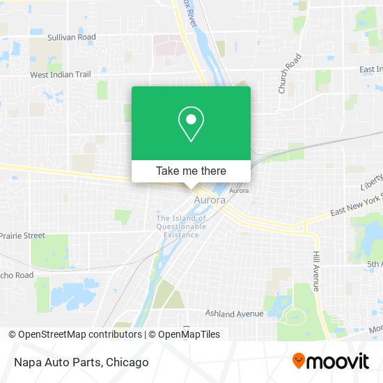 Napa Auto Parts map