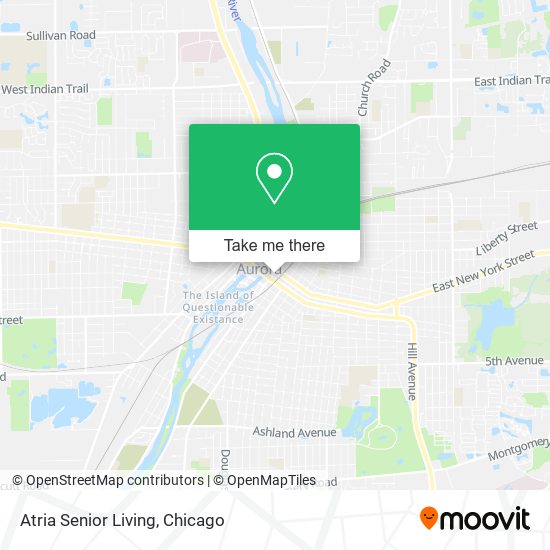 Atria Senior Living map