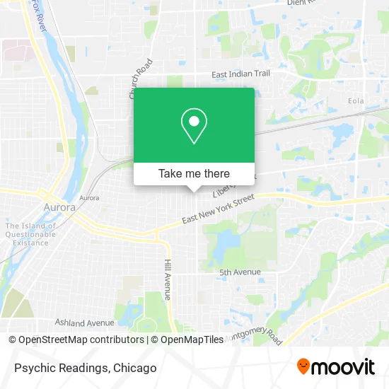 Psychic Readings map