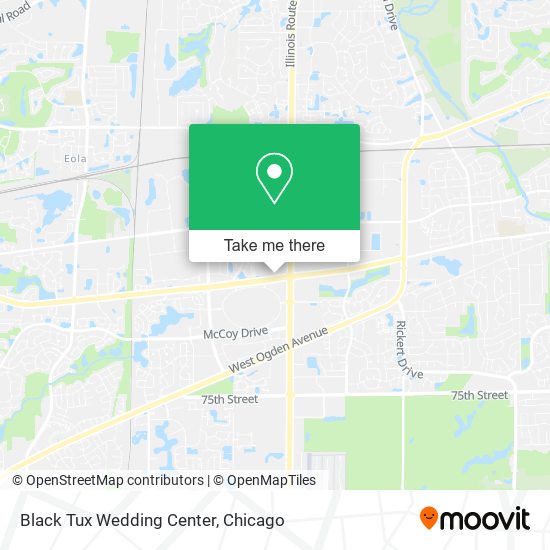 Mapa de Black Tux Wedding Center
