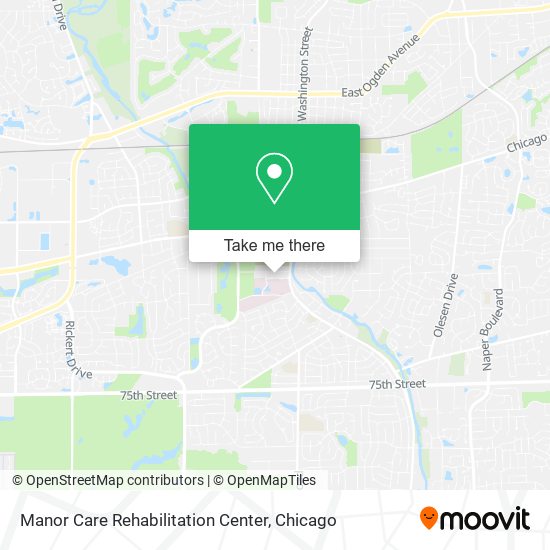 Manor Care Rehabilitation Center map