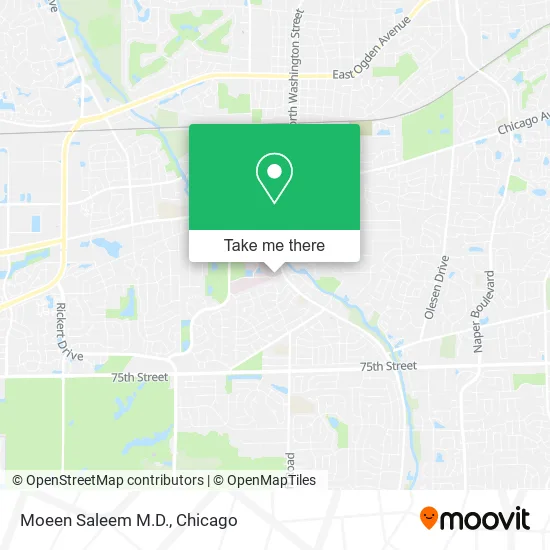 Mapa de Moeen Saleem M.D.