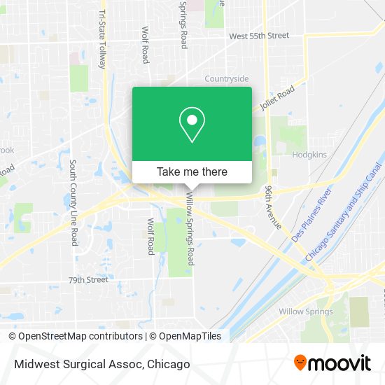 Midwest Surgical Assoc map