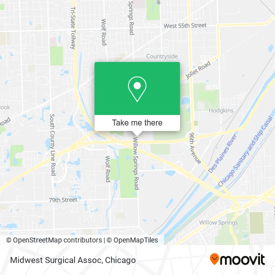 Midwest Surgical Assoc map
