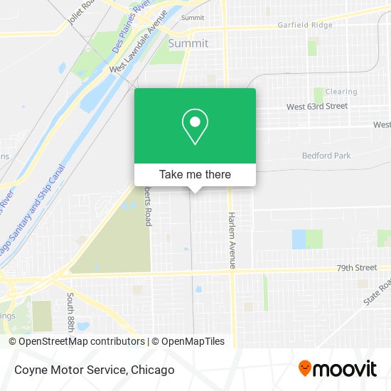 Coyne Motor Service map