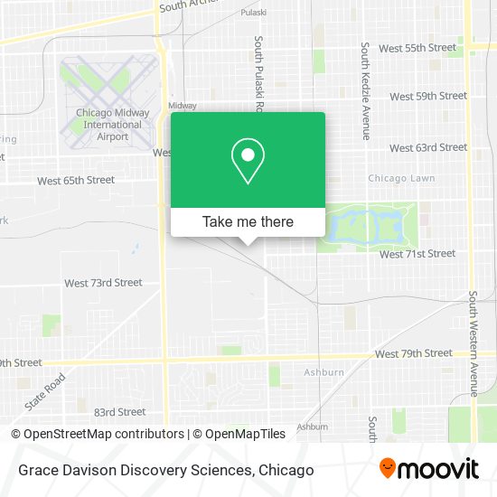 Grace Davison Discovery Sciences map