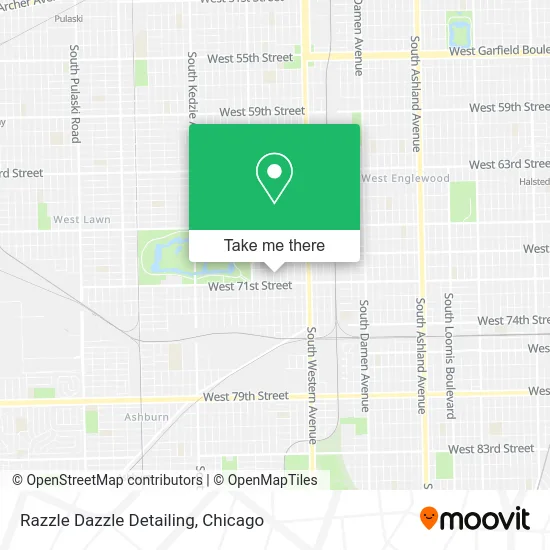 Razzle Dazzle Detailing map