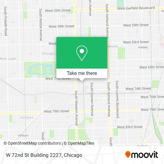 Mapa de W 72nd St Building 2227