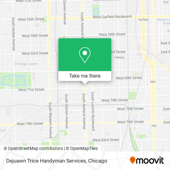 Dejuawn Trice Handyman Services map