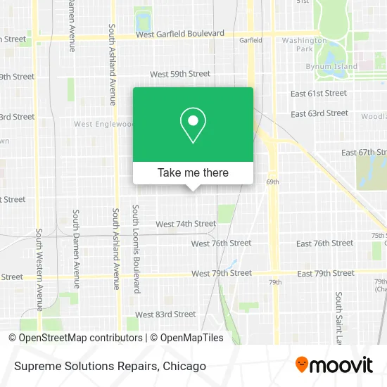 Supreme Solutions Repairs map