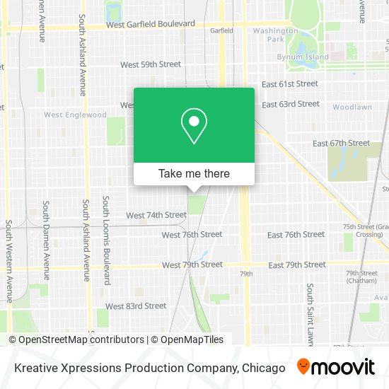 Kreative Xpressions Production Company map