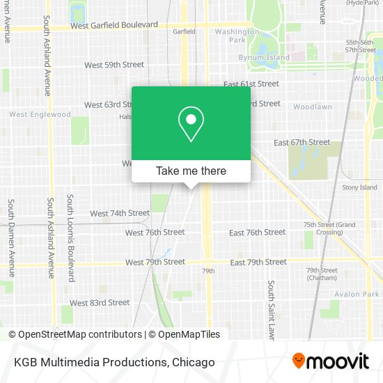 KGB Multimedia Productions map