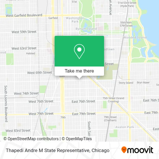 Thapedi Andre M State Representative map