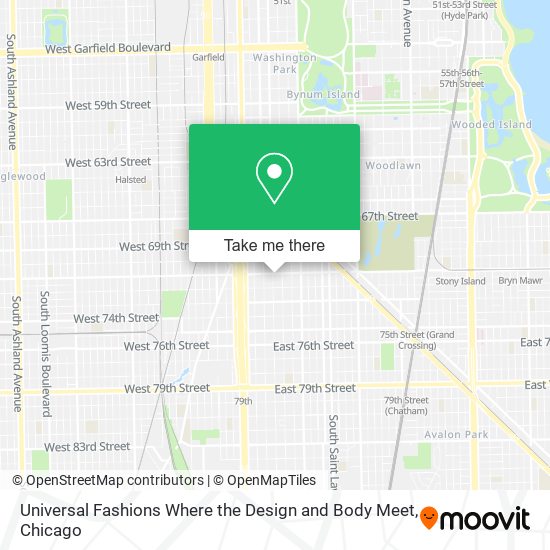 Mapa de Universal Fashions Where the Design and Body Meet