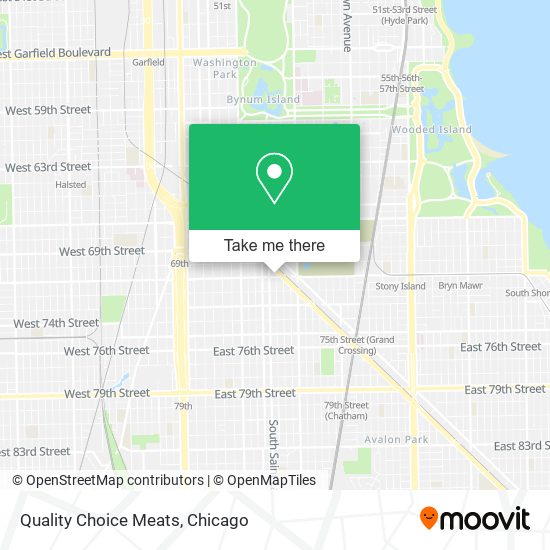 Mapa de Quality Choice Meats
