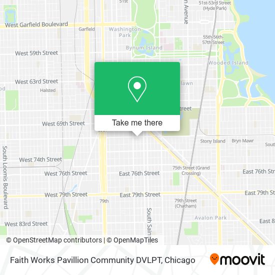 Faith Works Pavillion Community DVLPT map