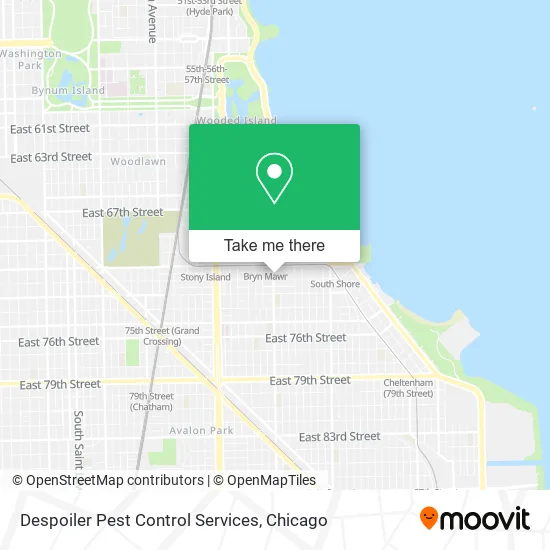 Despoiler Pest Control Services map