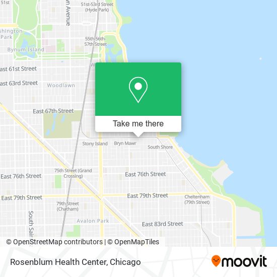 Rosenblum Health Center map
